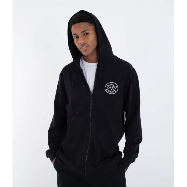Mikina Hurley Sider Zip Hood - Černá - L