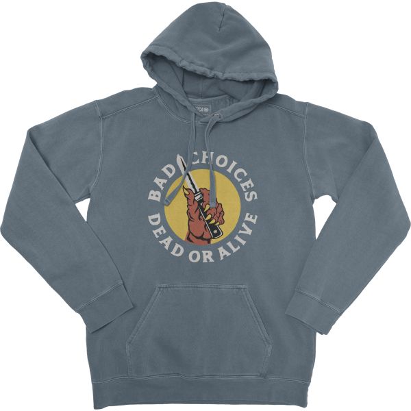 Mikina C1Rca Bad Choices Hood - Modrá - L
