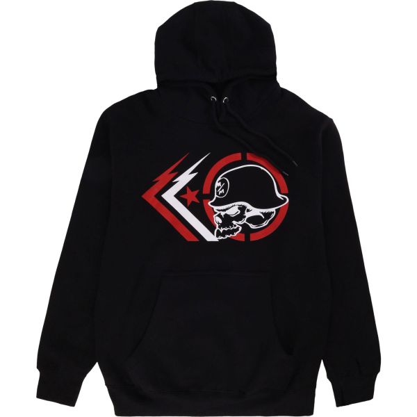 Mikina Metal Mulisha Ghost Pullover Hood - Černá - M