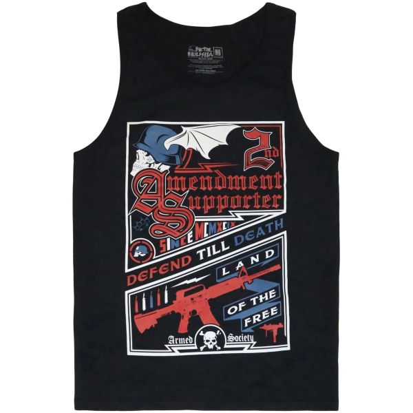 Tílko Metal Mulisha 2Nd Amendment - Černá - Xxl