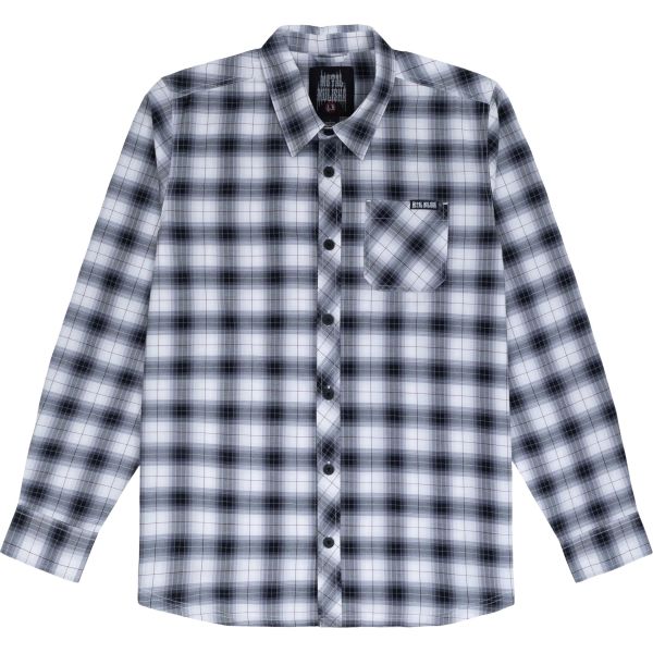 Košile Metal Mulisha One Shot Woven L/S - Bílá - Xxl