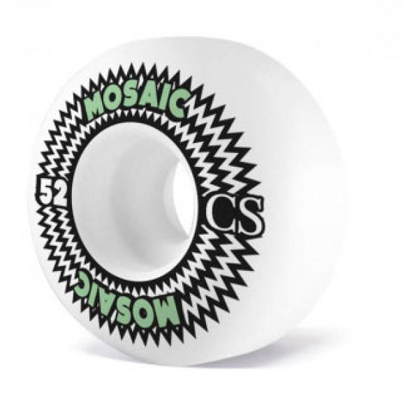 Sk8 Kola Mosaic Cs Electric - Bílá - 52Mm/101A