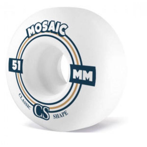 Sk8 Kola Mosaic Cs Neo - Bílá - 51Mm/101A