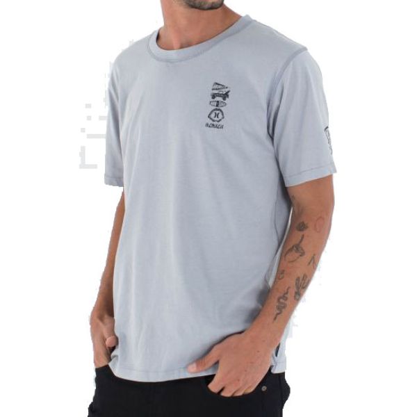Triko Hurley Sider Bp S/S - Šedá - Xxl