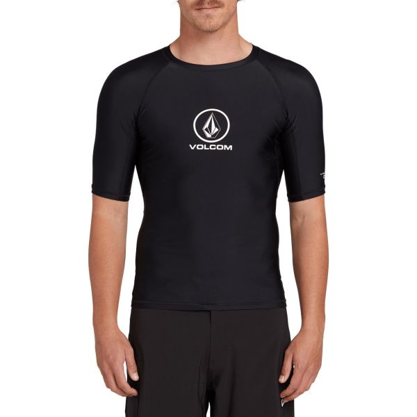 Lycra Volcom Lido Solid S/S - Černá - M