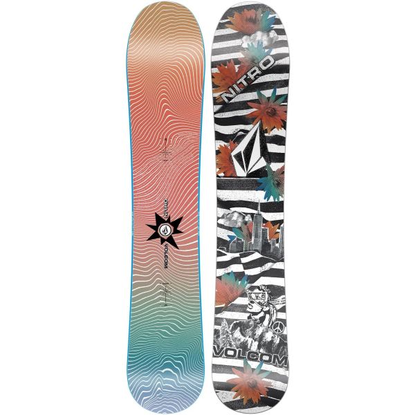 Snowboard Nitro Alternator X Volcom 25 - Oranžová - 154