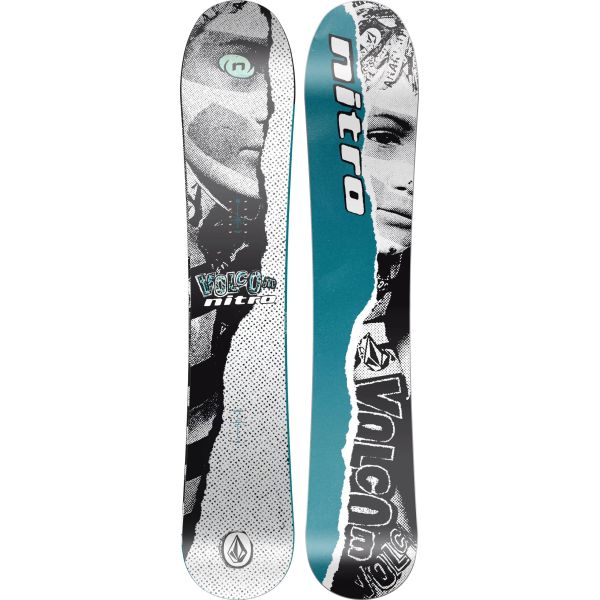 Snowboard Nitro Alternator X Volcom 26 - Šedá - 160