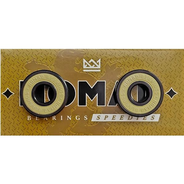 Sk8 Ložiska Nomad Bearings Black Gold Bo - Žlutá - Univerzální