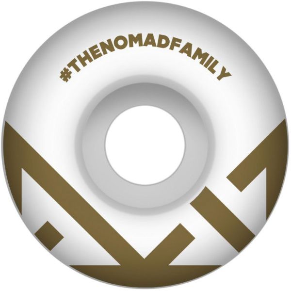 Sk8 Kola Nomad Crown Logo Gold  Y Shape - Bílá - 52Mm
