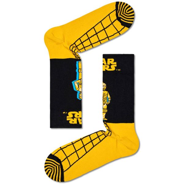 Ponožky Happy Socks Star Wars C-3Po - Žlutá - 36/40