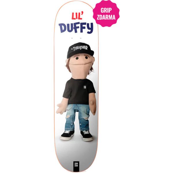 Sk8 Deska Plan B Lil Buddies Duffy - Bílá - 8.5