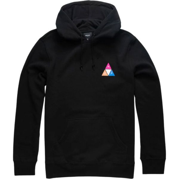 Mikina Huf Prism P/O Hoodie - Černá - S