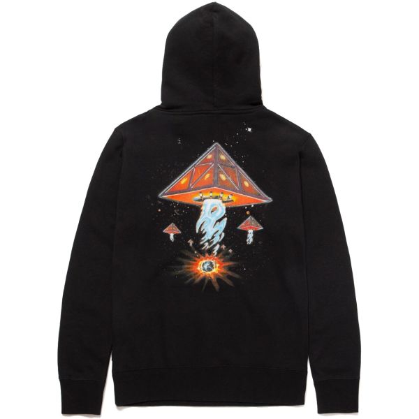 Mikina Huf Doomsday Tt P/O Hoodie - Černá - M