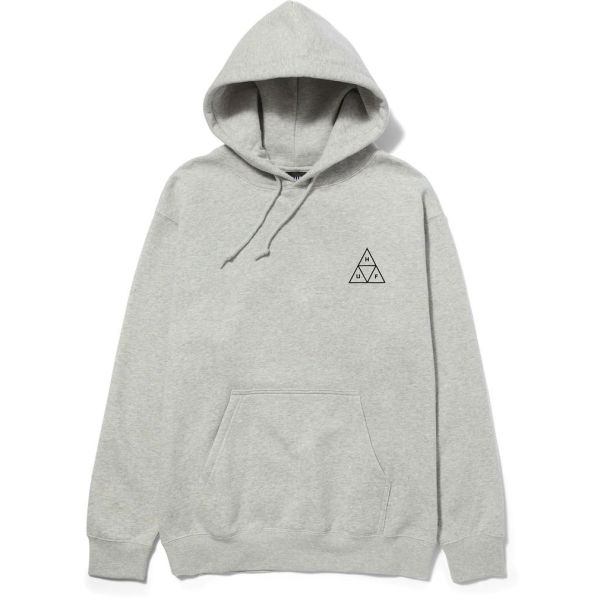 Mikina Huf Set Triple Triangle Hoodie - Šedá - M