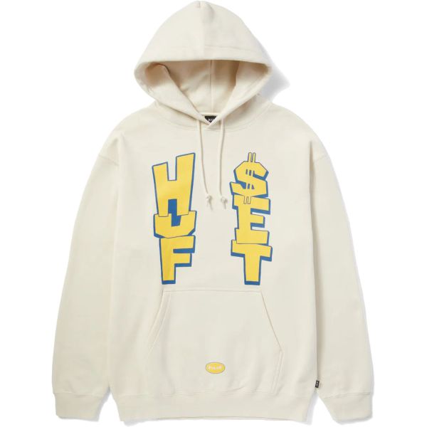 Mikina Huf Anthem Hoodie - Béžová - S