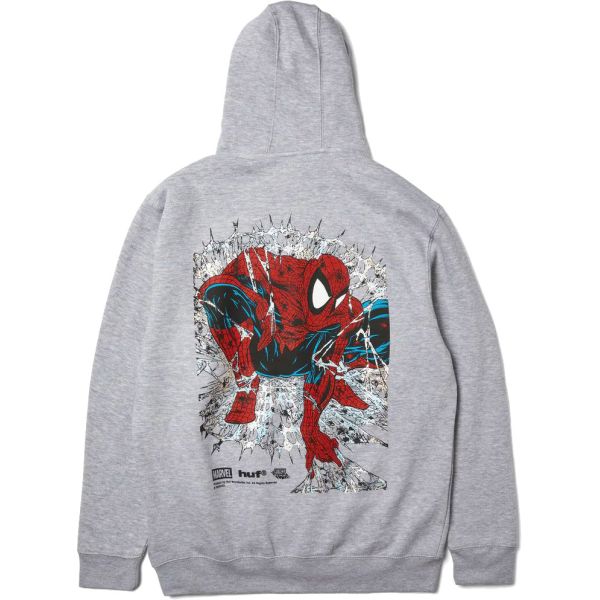 Mikina Huf X Spider-Man Arachknight Fz H - Šedá - M