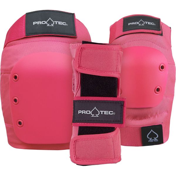 Chrániče Pro-Tec Street 3-Pk Pad Set Ope - Růžová - S