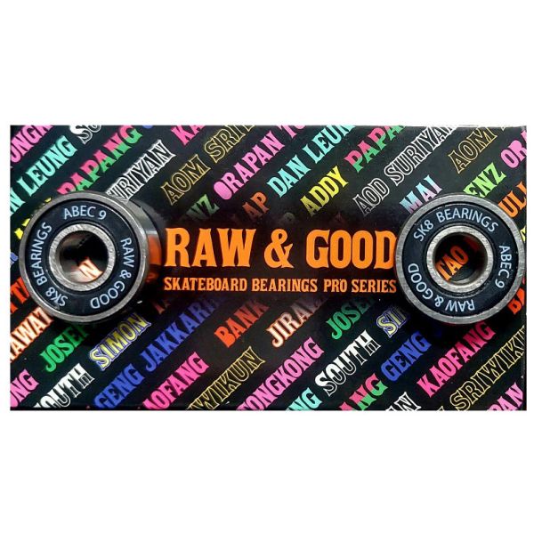 Sk8 Ložiska Raw&Good Aod - Červená - Abec7