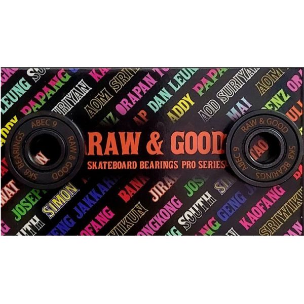 Sk8 Ložiska Raw&Good Tao - Oranžová - Abec7