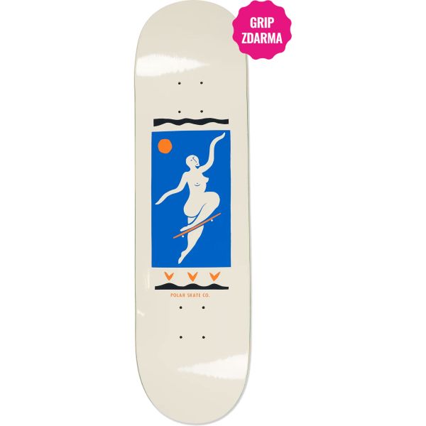 Sk8 Deska Polar Team - No Comply - Modrá - 8.5S