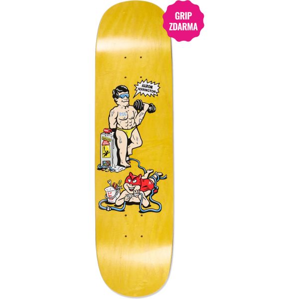 Sk8 Deska Polar Aaron Herrington - Pumpi - Žlutá - 8.25