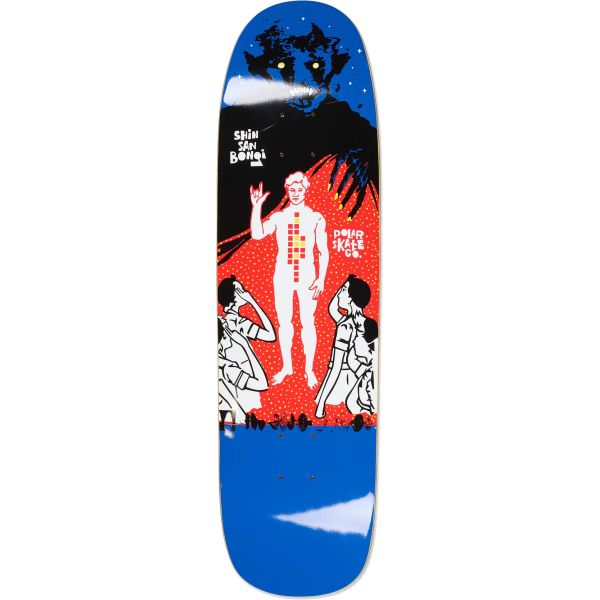 Sk8 Deska Polar Shin Sanbongi - Fanzilla - Modrá - 8.625
