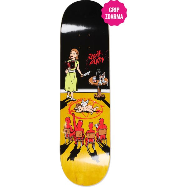 Sk8 Deska Polar Jamie Platt - Sacrifice - Žlutá - 8.5