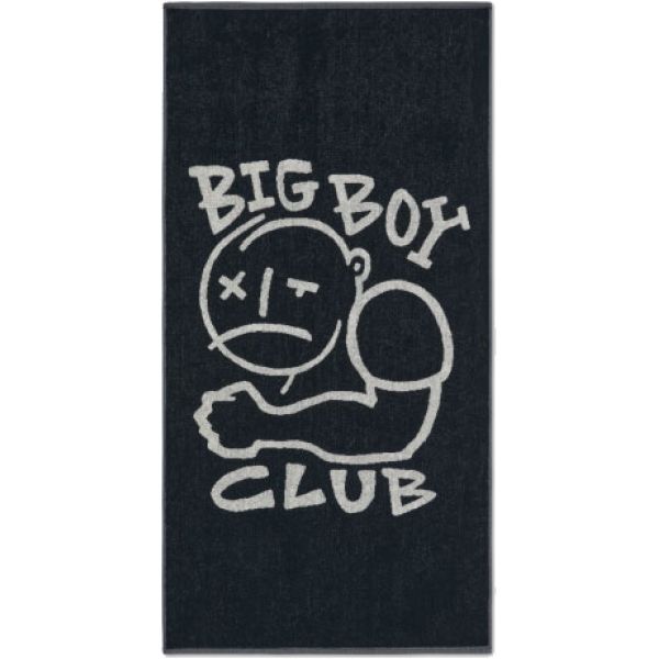 Osuška Polar Big Boy Club - Černá - 142X73Cm
