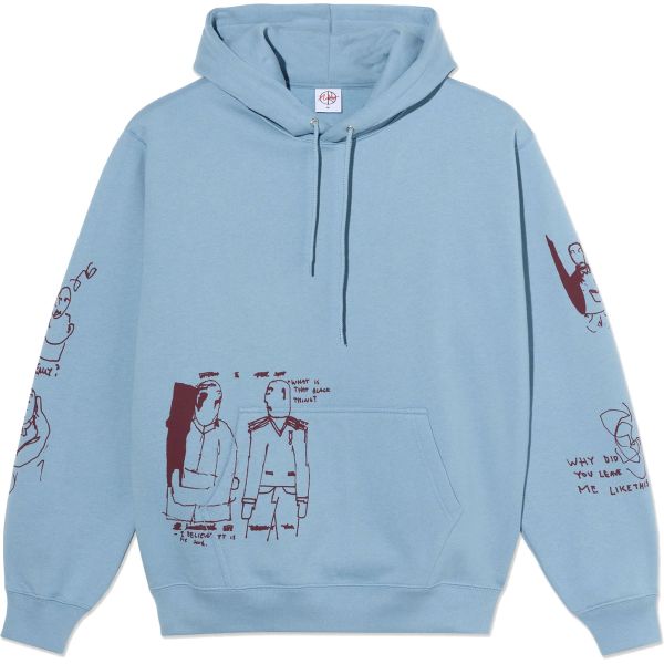 Mikina Polar The End Dave Hoodie - Modrá - M