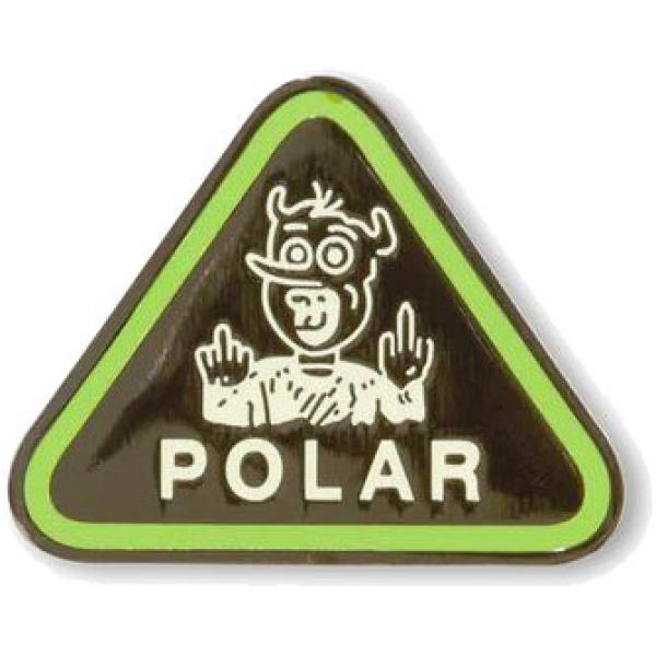 Odznáček Polar Devil Man - Černá - Univerzální
