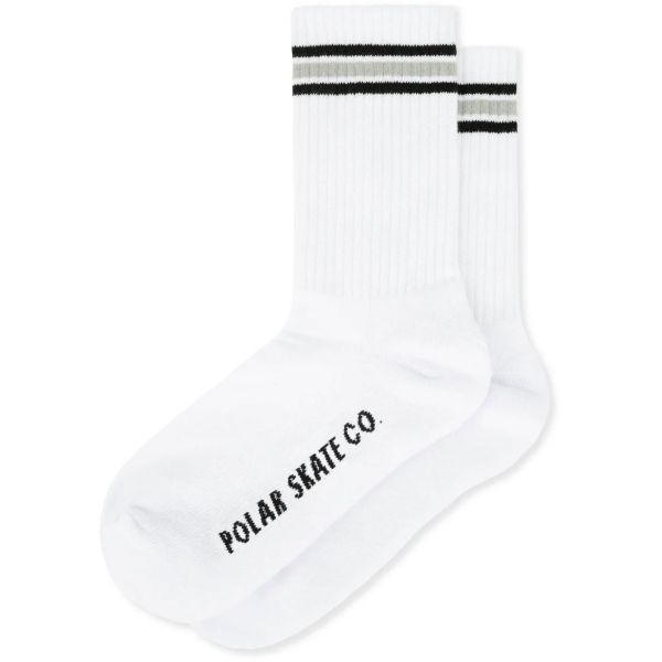 Ponožky Polar Rib Stripe - Bílá - 39/42