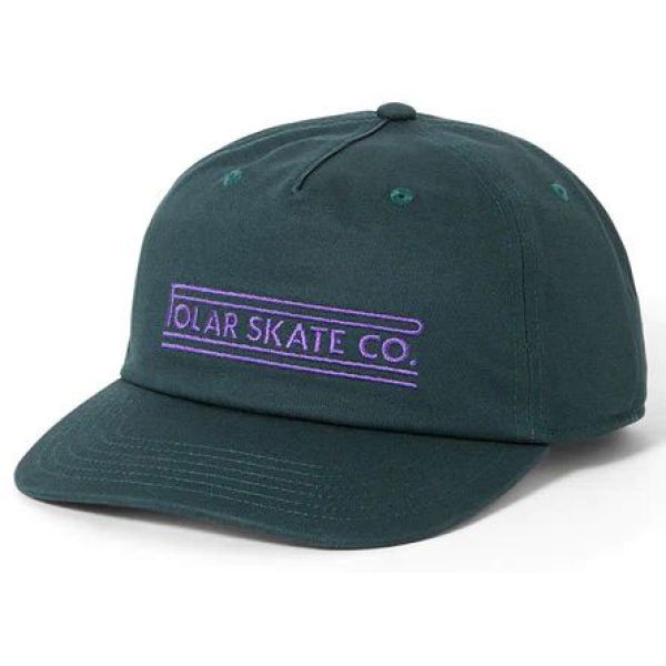 Kšiltovka Polar Jake Cap Twill Stretch L - Zelená - Univerzální