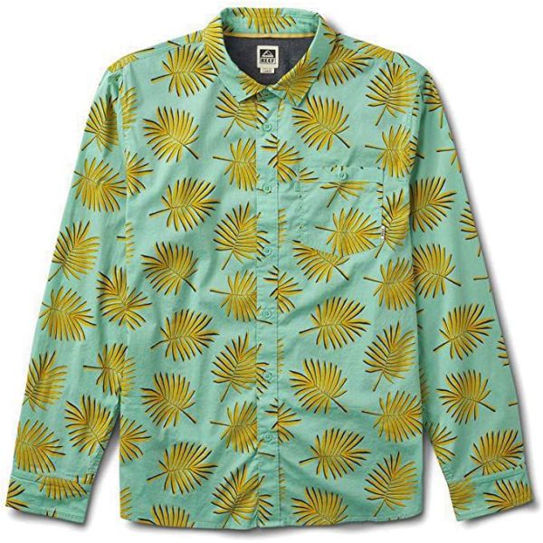 Košile Reef Frond L/S - Zelená - M
