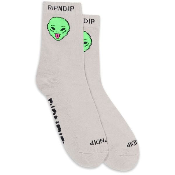 Ponožky Ripndip We Out Here Mid - Šedá - Univerzální