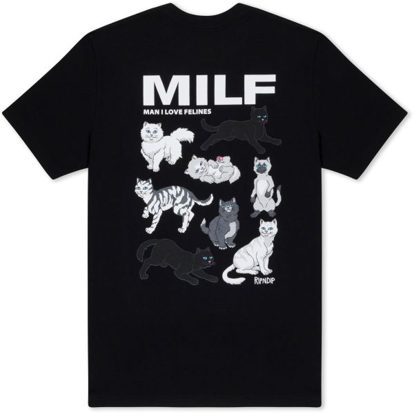 Triko Ripndip Man I Love Felines - Černá - M