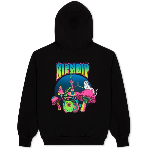 Mikina Ripndip Psychedelic Hoodie - Černá - M