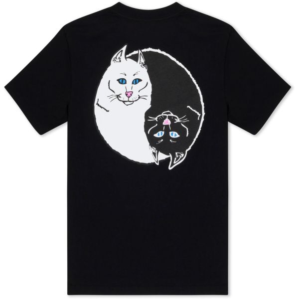 Triko Ripndip Nermal Ying Yang - Černá - S
