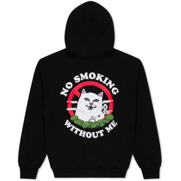 Mikina Ripndip No Smoking Hoodie - Černá - L