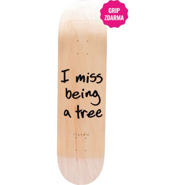 Sk8 Deska Ripndip I Miss Being A Tree - Béžová - 8.25