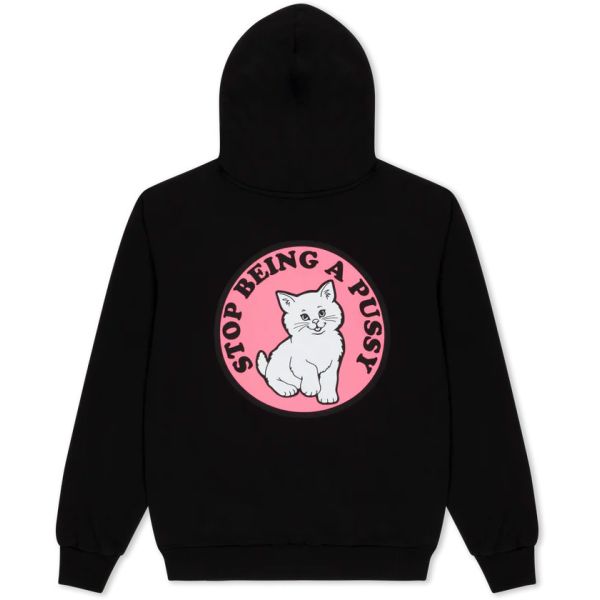 Mikina Ripndip Stop Being A Pussy Hoodie - Černá - S