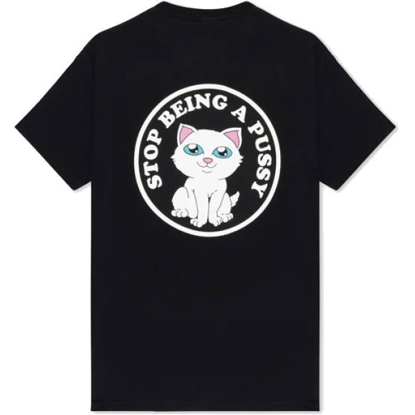 Triko Ripndip Stop Being A Pussy - Černá - M