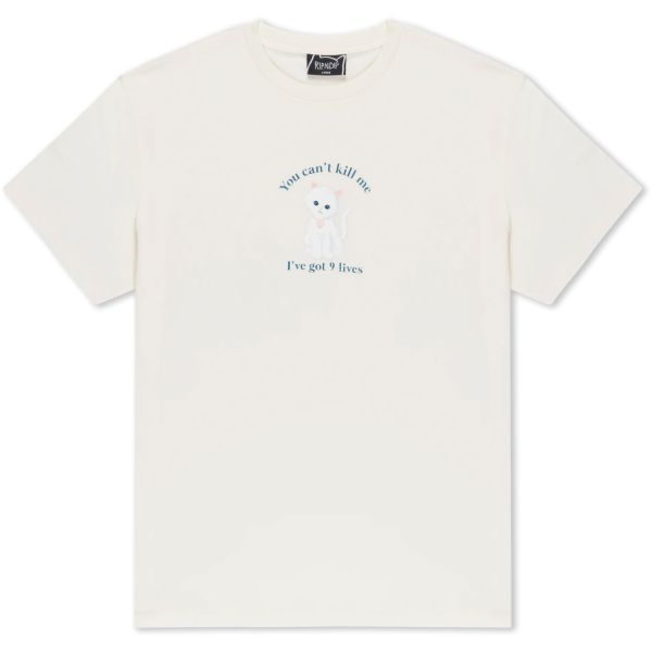 Triko Ripndip 9 Lives - Bílá - M
