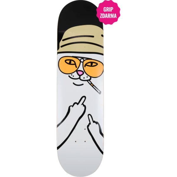 Sk8 Deska Ripndip Nermal S Thompson - Bílá - 8.5