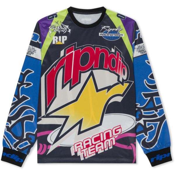 Triko Ripndip Allstar Jersey L/S - Modrá - L