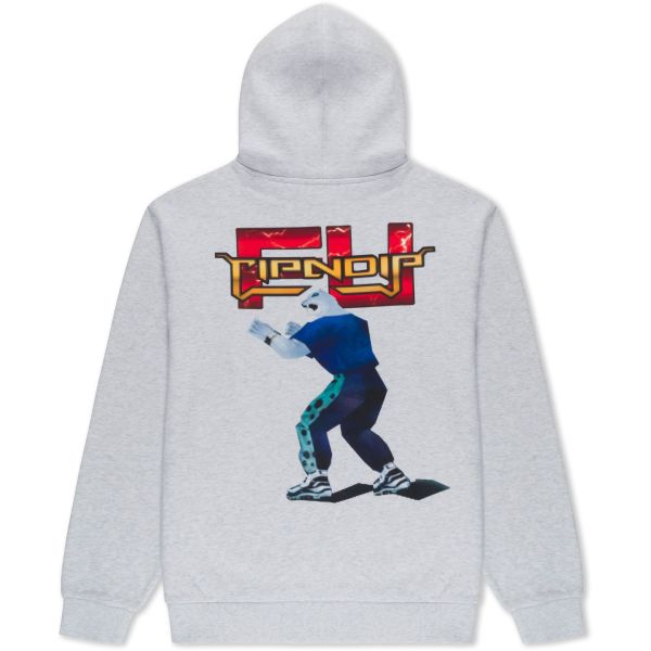 Mikina Ripndip Fight Hoodie - Šedá - Xl