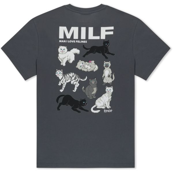 Triko Ripndip Man I Love Felines - Černá - Xl