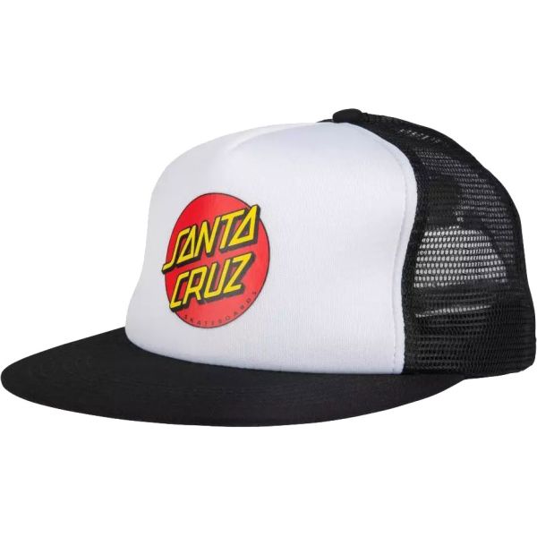 Kšiltovka Santa Cruz Classic Dot Mesh - Bílá - Univerzální