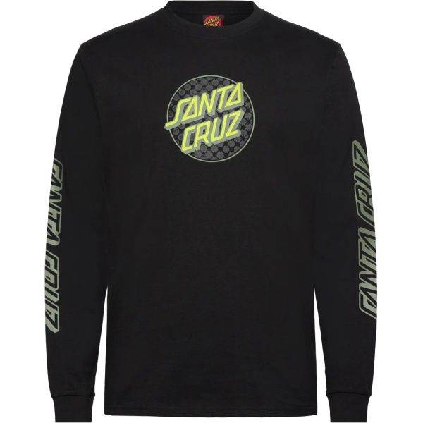 Triko Santa Cruz Meyer Freestyle Dot Cen - Černá - L