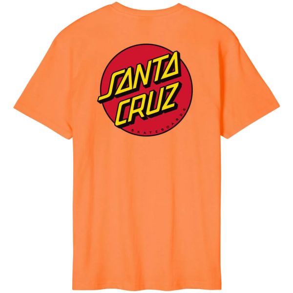 Triko Santa Cruz Classic Dot Chest - Oranžová - M