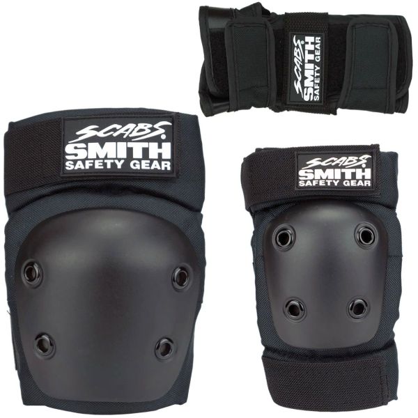 Chrániče Smith Scabs Youth 3 Pack - Černá - Univerzální